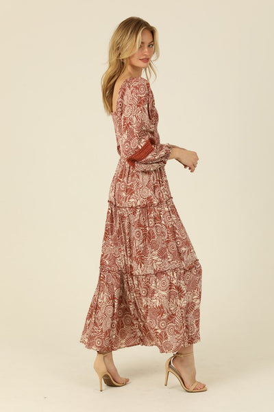 Elide Printed Maxi Dress