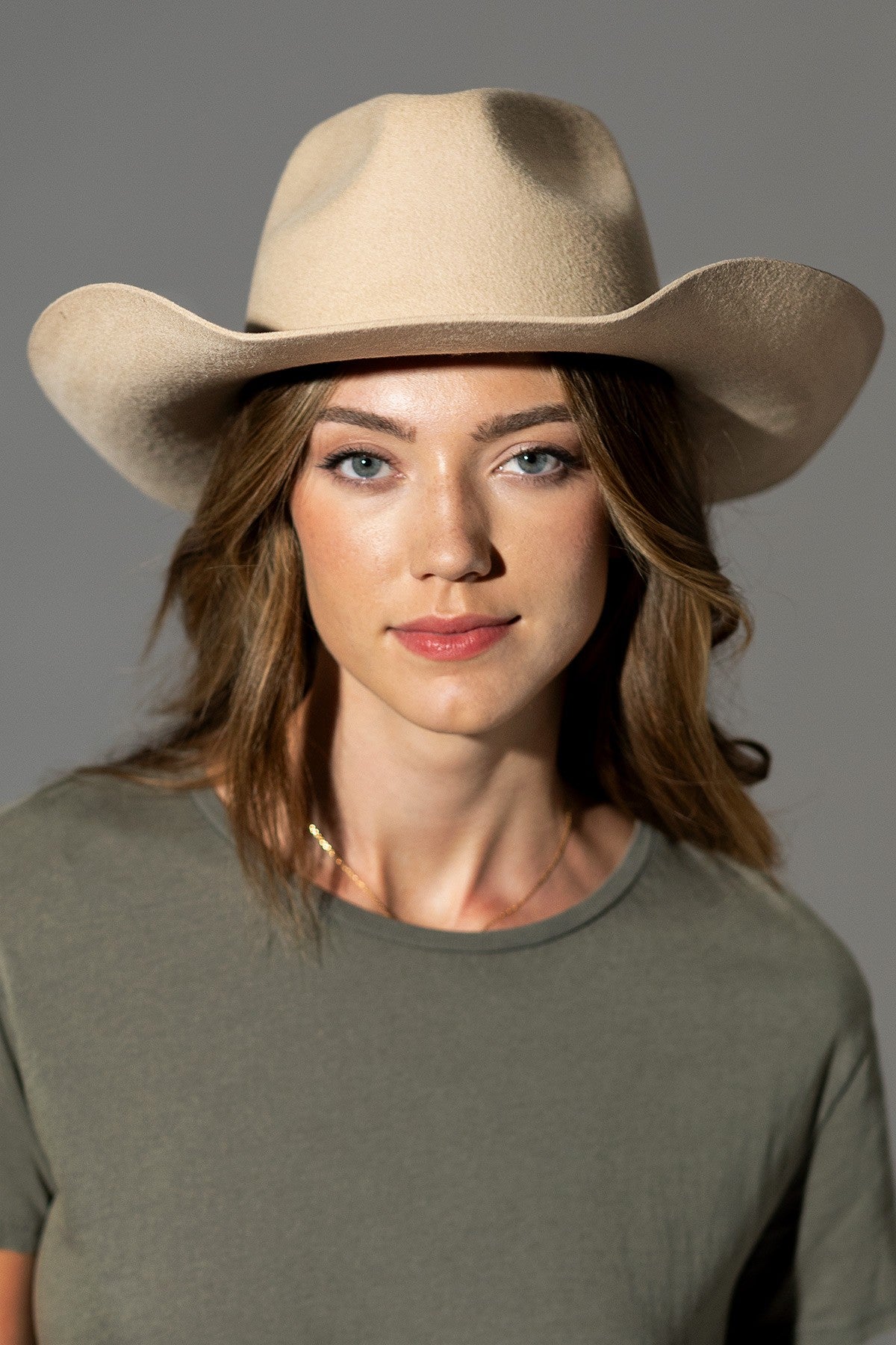 Ecru Australian Wool Cowboy Hat