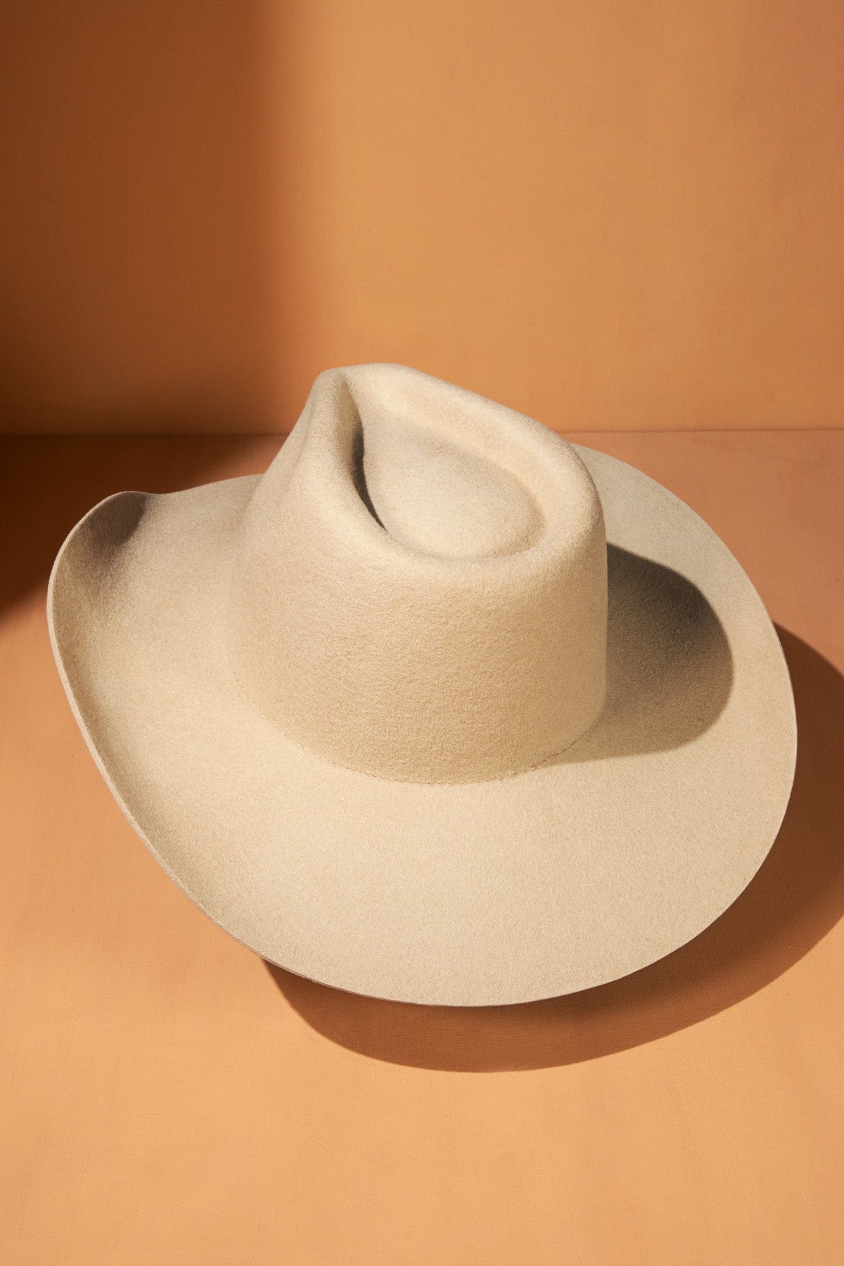 Ecru Australian Wool Cowboy Hat