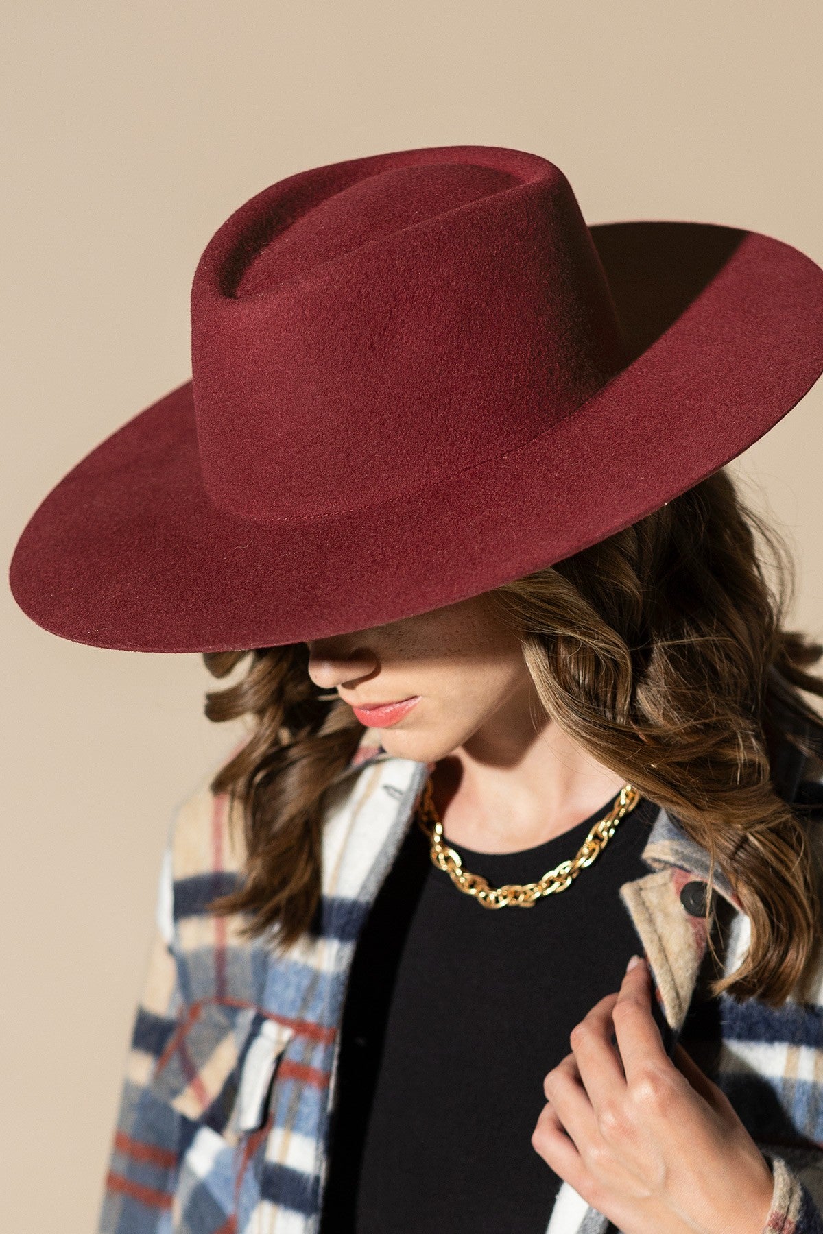 Australian Wool Triangular Panama Hat