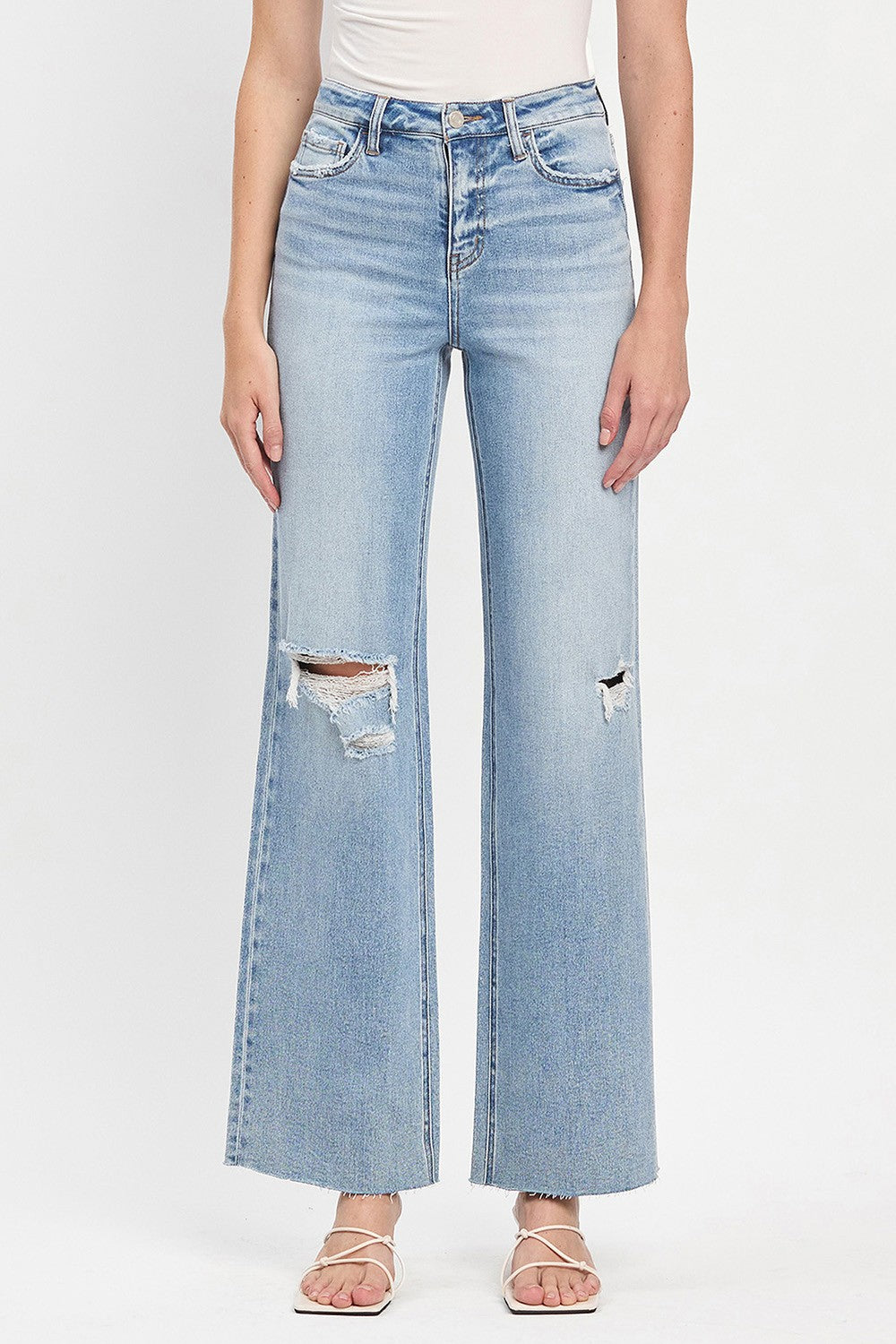 Olivia Wide Leg Jeans by Vervet