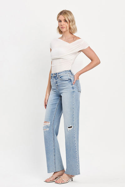 Olivia Wide Leg Jeans by Vervet