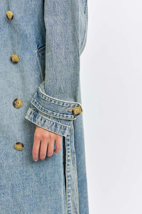 Denim Trench Coat by Cello