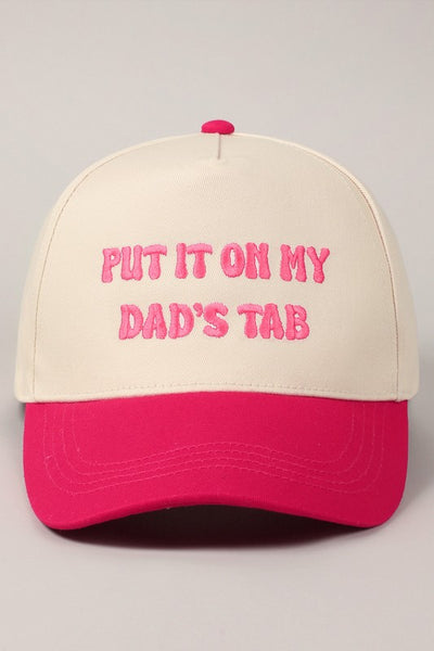 Put It On My Dads Tab 2 Tone Hat