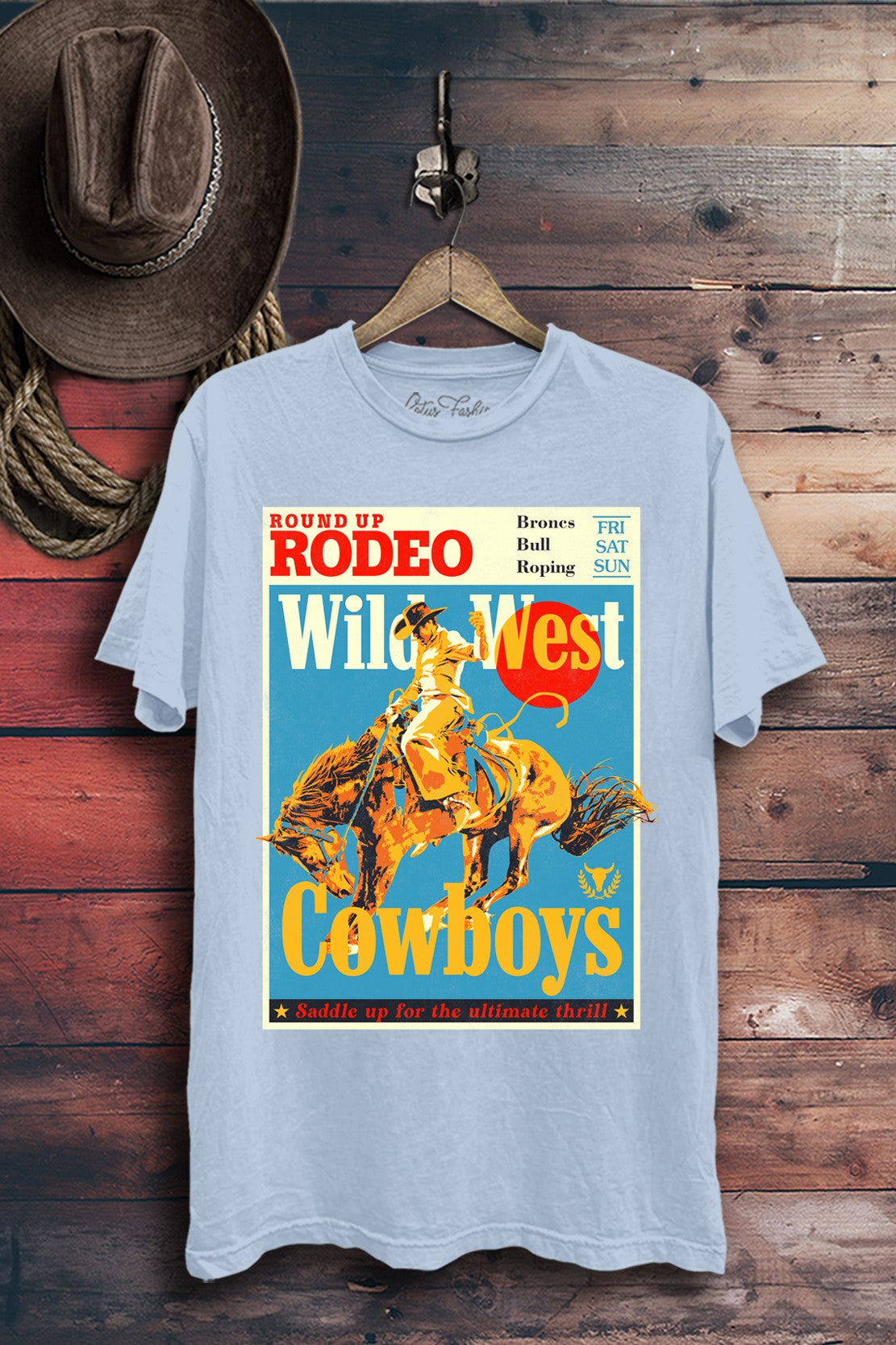 Roundup Rodeo Wild West Graphic Tee