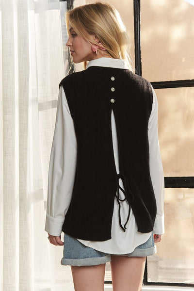 Nora Round Neck Vest