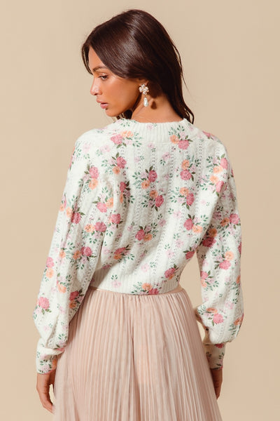 Alora Floral Bolero Cardigan