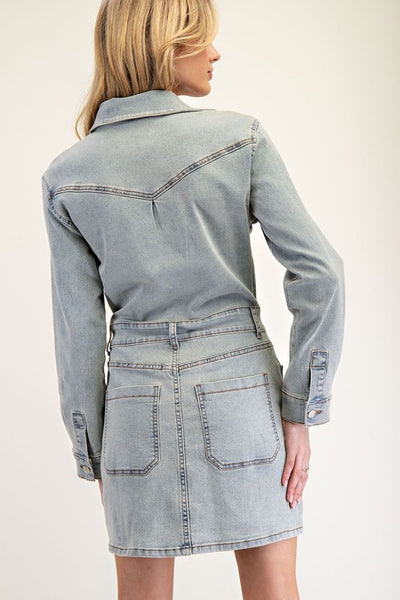 Winters In Nash Denim Dress