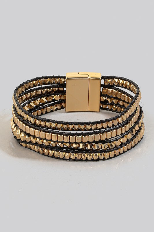 Magnetic Layered Strand Bracelet