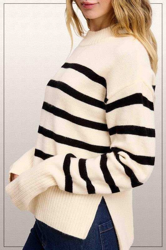 Playful Stripes Sweater