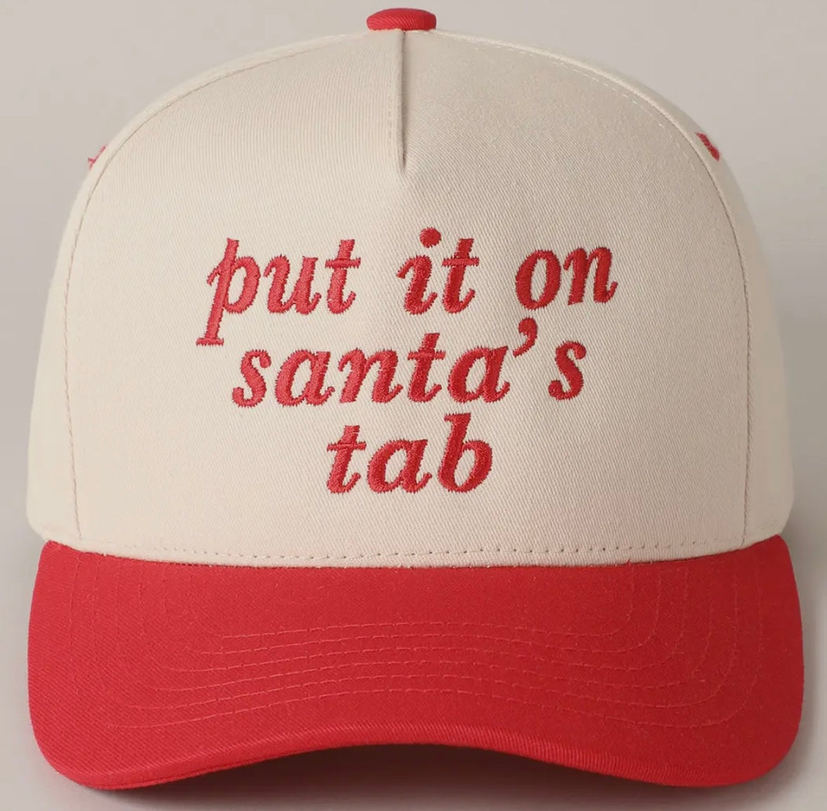 Put It On Santa's Tab Baseball Cap