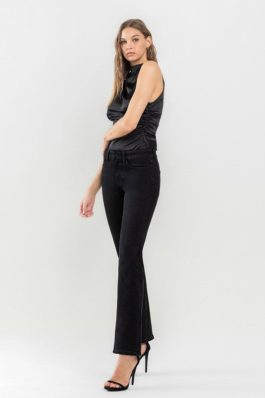 Clearly Black Bootcut Jeans by Lovervet