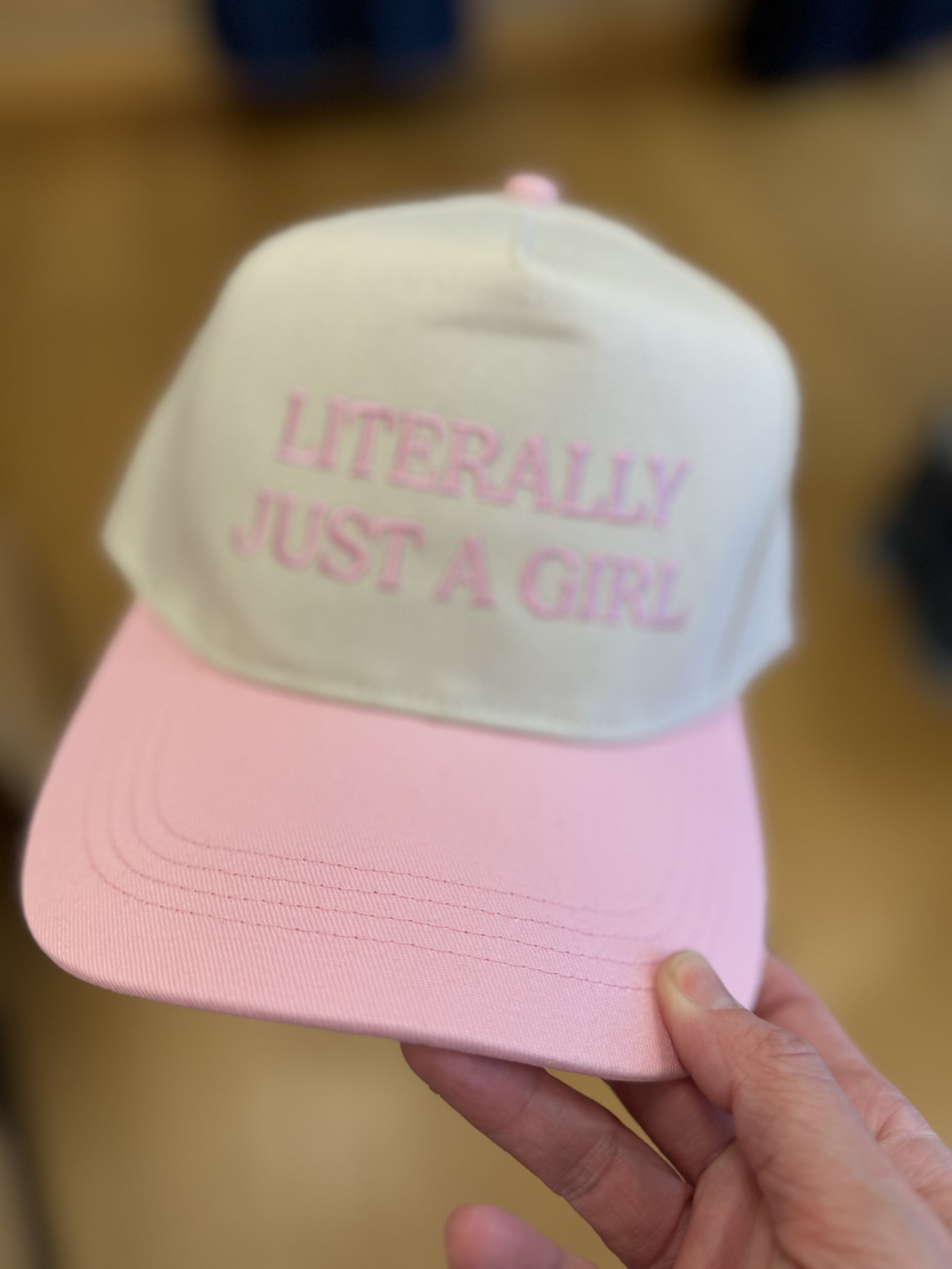 Literally Just A Girl 2 Tone Hat