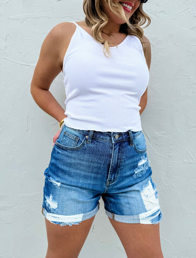 Georgia Distressed Shorts