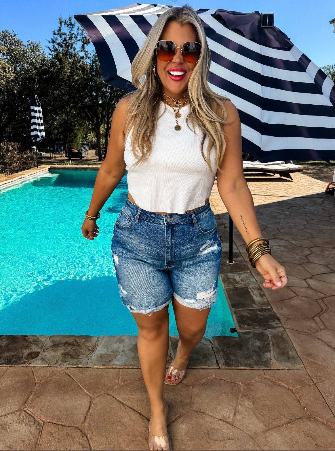 Georgia Distressed Shorts