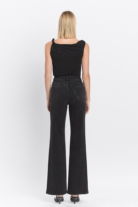 Leslie Black 90's Flares by Vervet