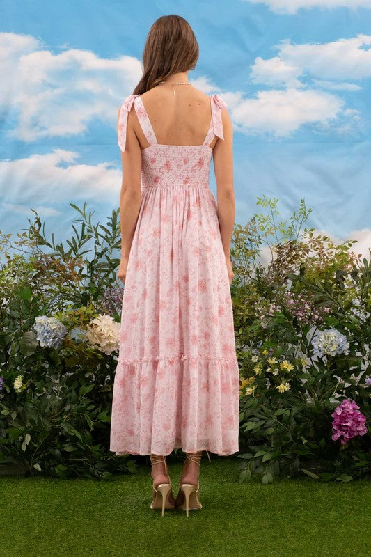 Pink Floral Dreams Maxi