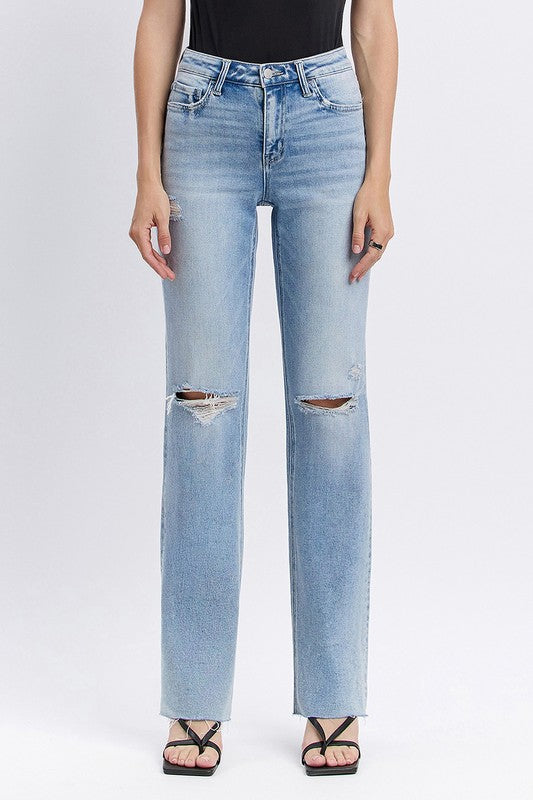 Dexterity Slim Wide Leg Jean by Flying Monkey