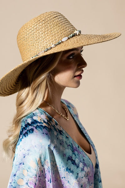 Starfish Wide Brim Floppy Hat