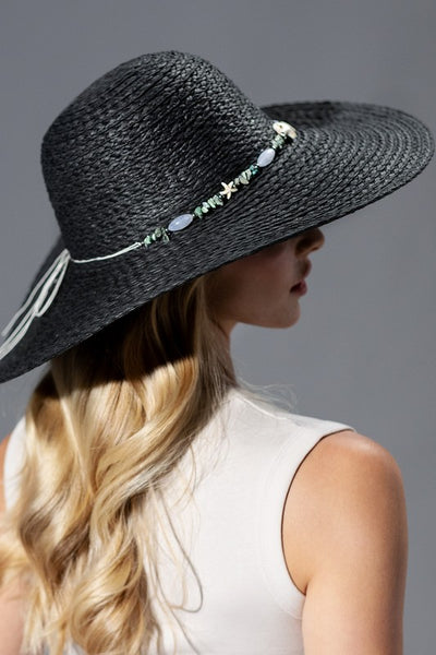 Starfish Wide Brim Floppy Hat