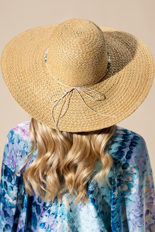 Starfish Wide Brim Floppy Hat