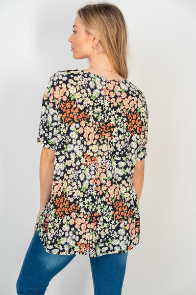 Handkierchief Floral Top