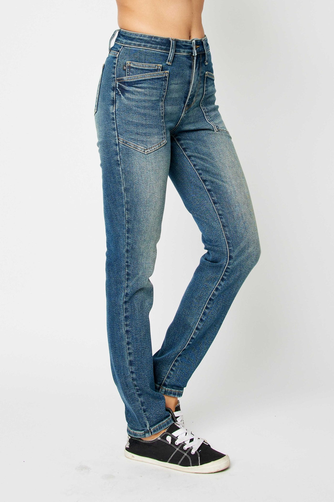 Front Western Pockets Blue jeans by Judy Blue