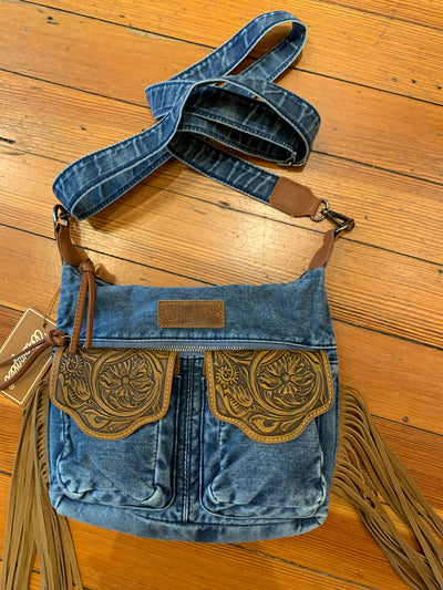 Slouchy Denim Wrangler Western Bags