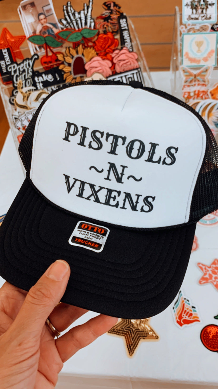 Pistols N Vixens Branded Trucker Hat