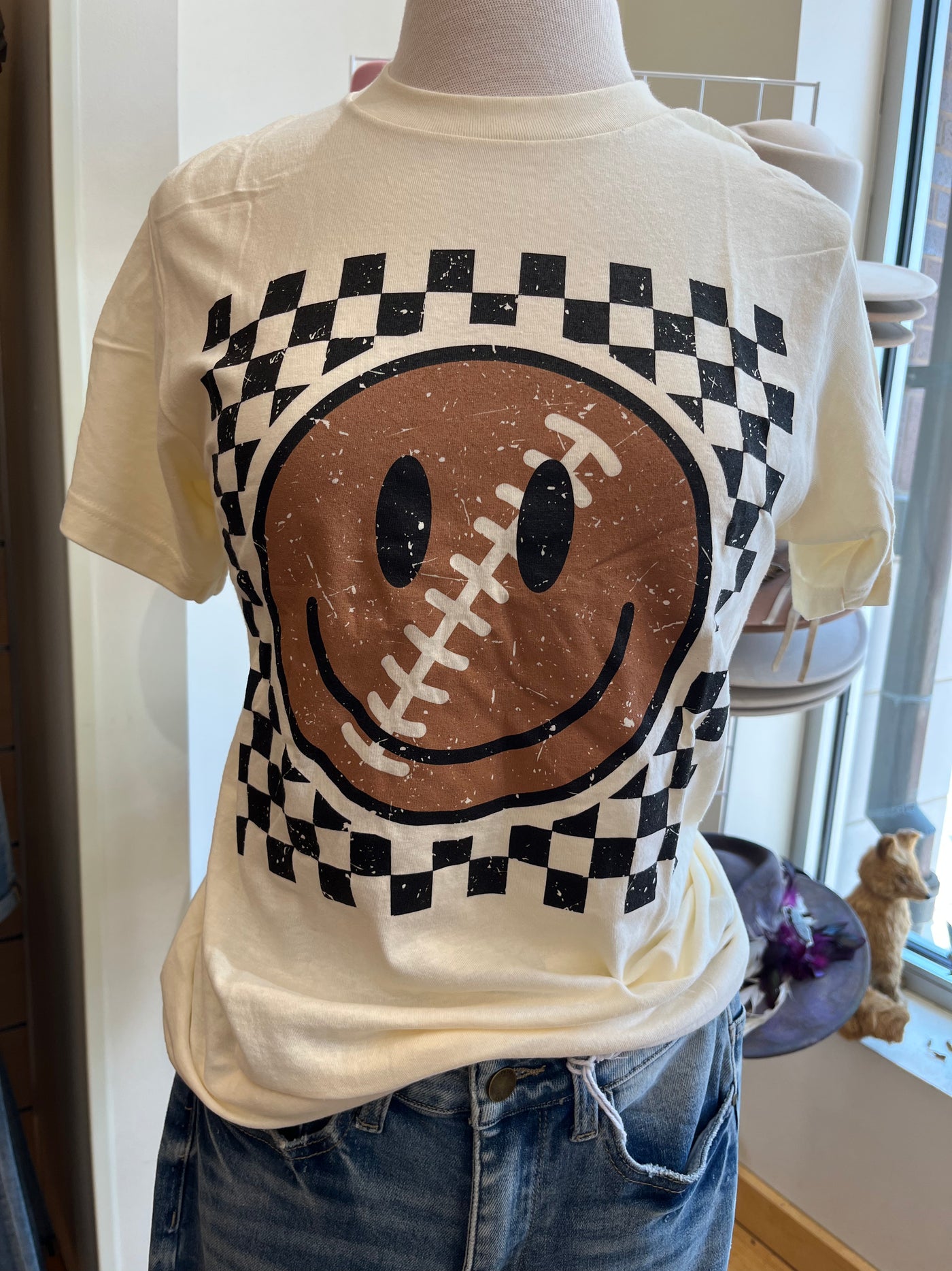 Smiley Football Tee