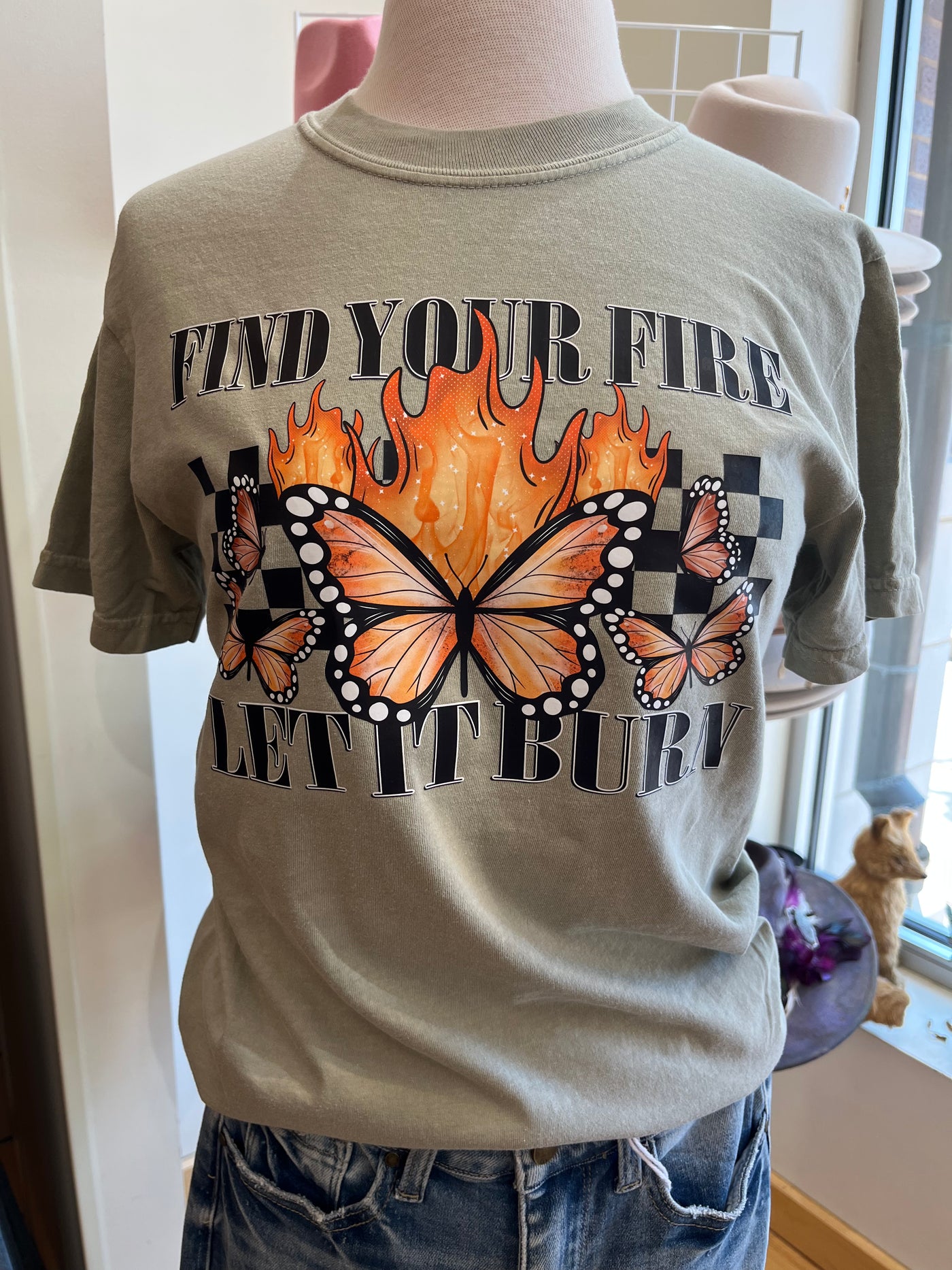 Find Your Fire Let Burn Tee