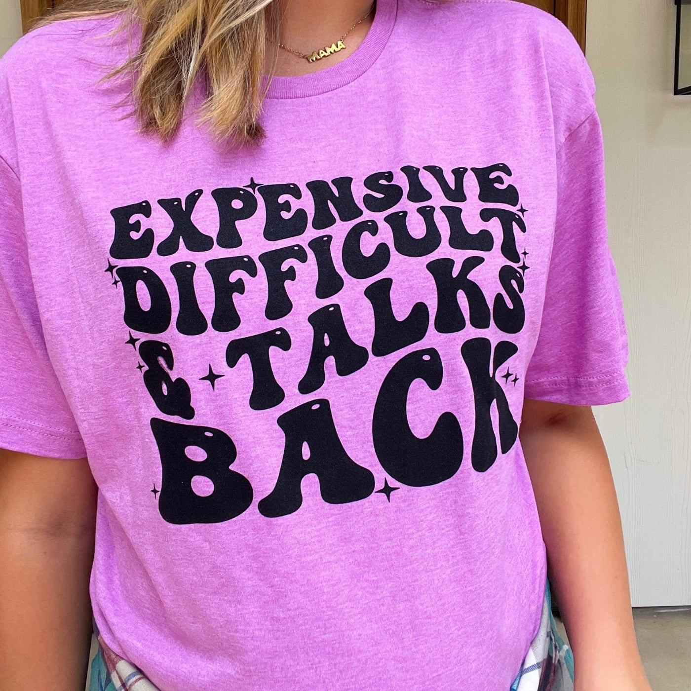 Pink Expensive and difficult Tee