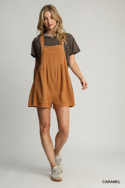 Caramel Cotton Romper