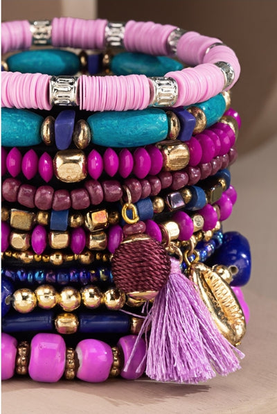 Purple Passion Bracelet Stack