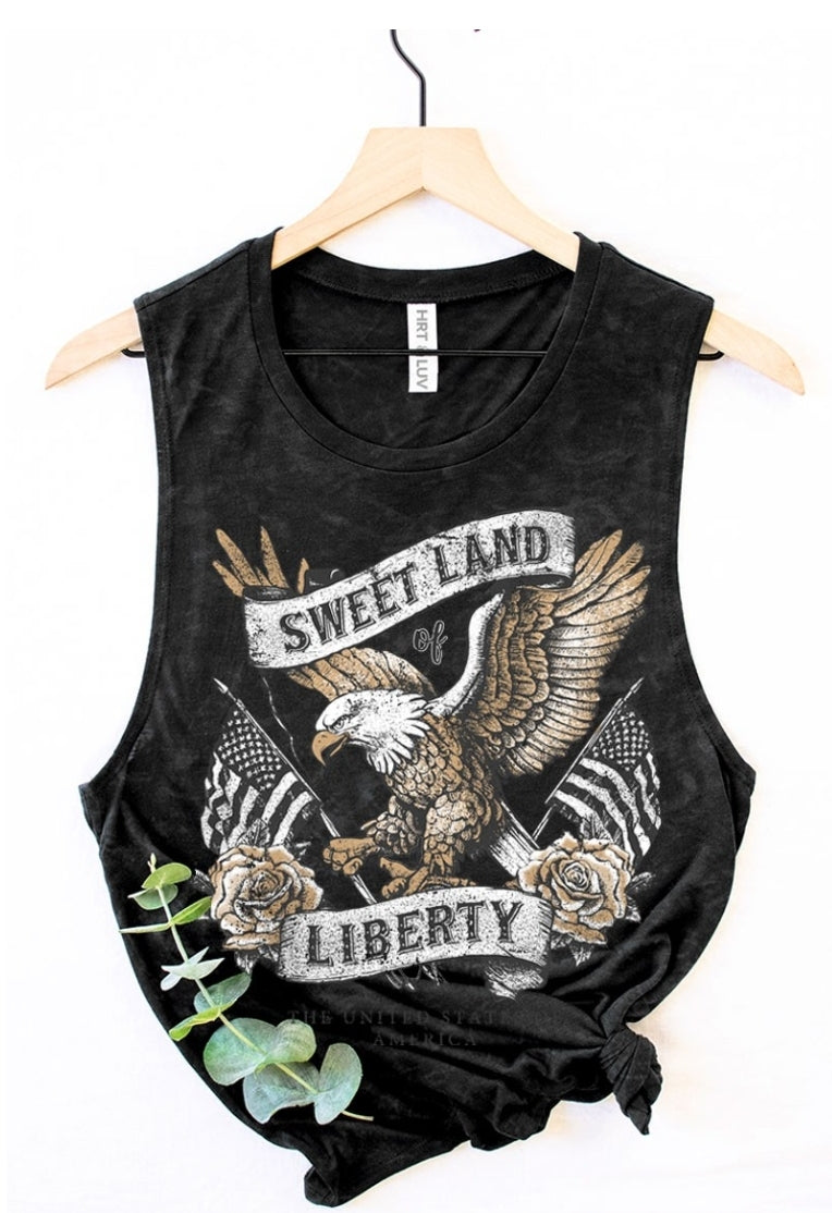 Sweet Land Of Liberty Tank Top