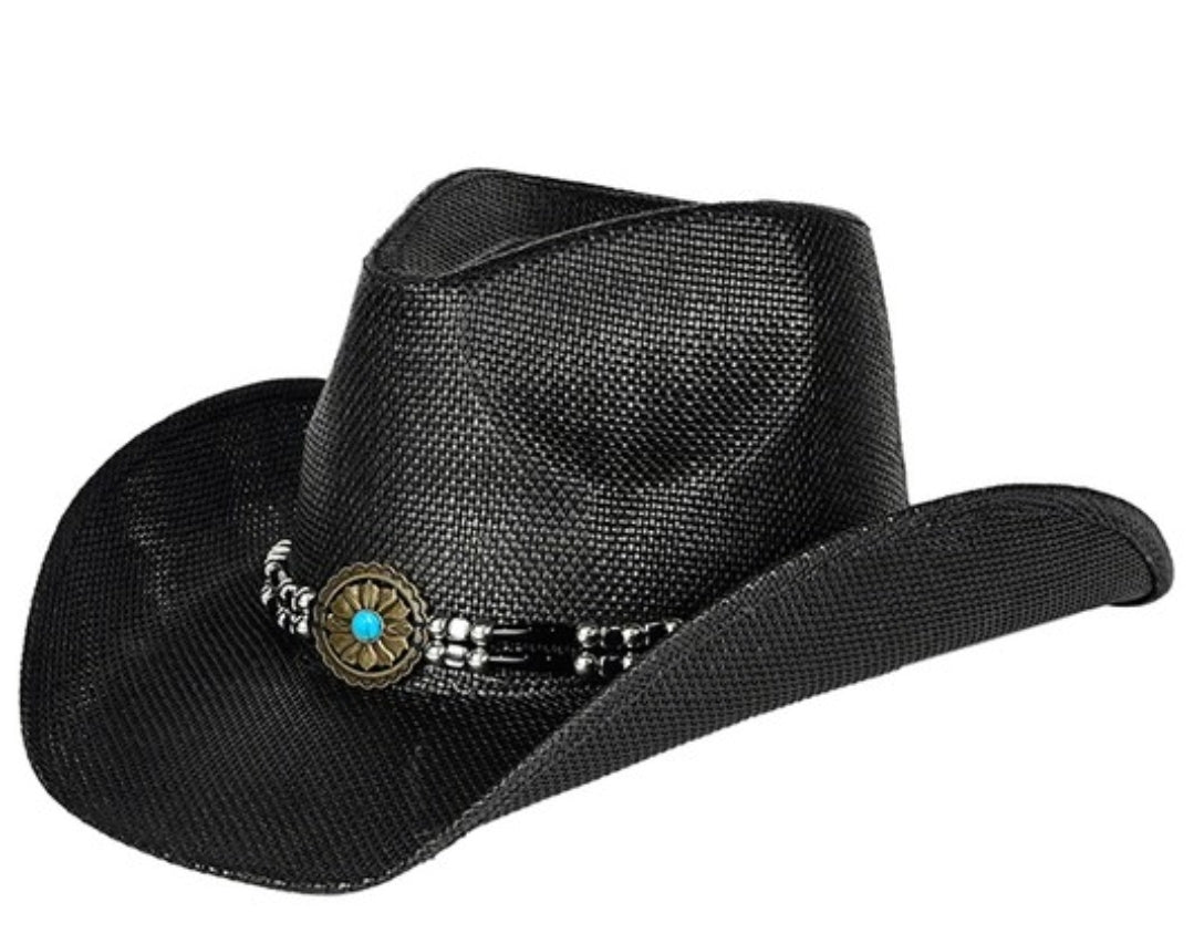 Mixed Ethnic Bead Band Cowboy Hat