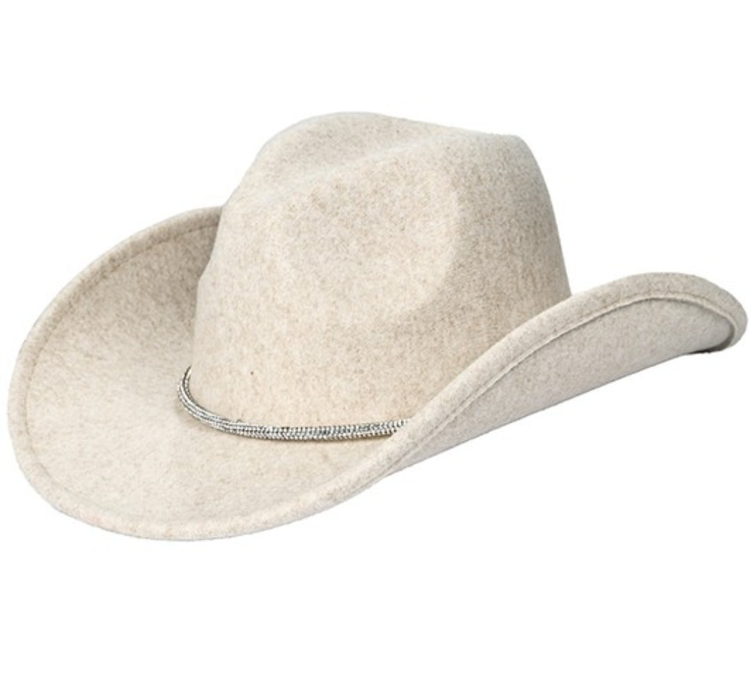 C.C. RhineStone Cowboy Hat (4 Colors)