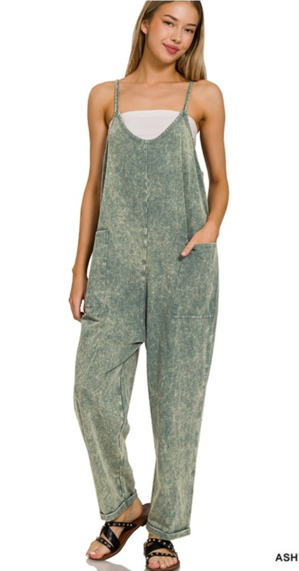 Maeve Spaghetti Strap Overalls