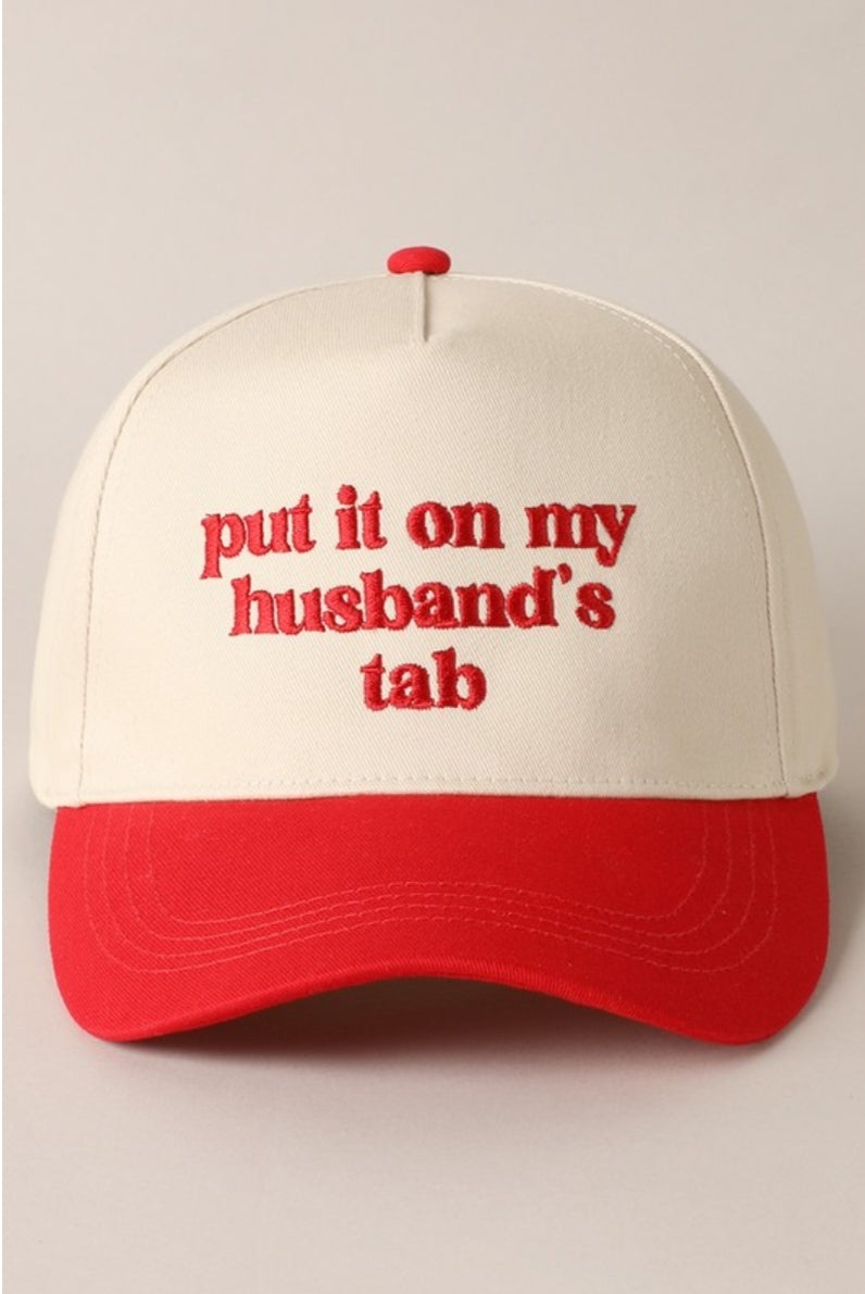 Put It On My husbands Tab Canvas Hat