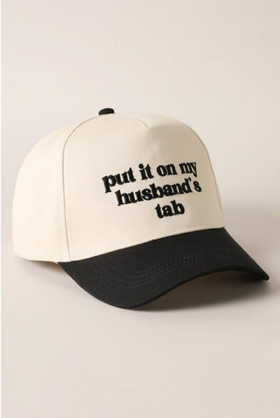 Put It On My husbands Tab Canvas Hat