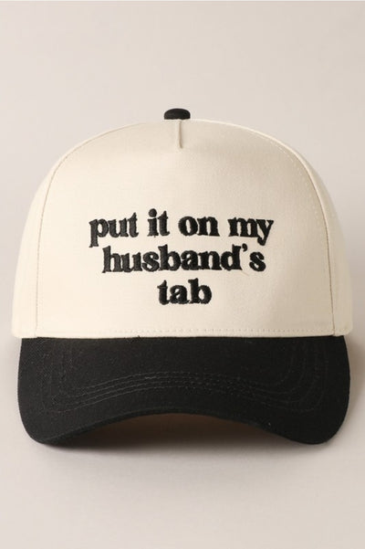 Put It On My husbands Tab Canvas Hat