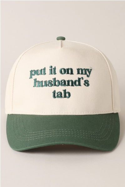 Put It On My husbands Tab Canvas Hat