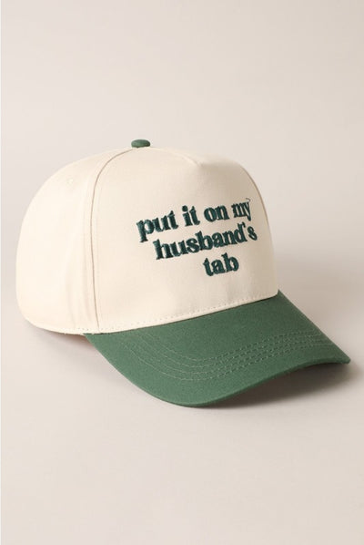 Put It On My husbands Tab Canvas Hat