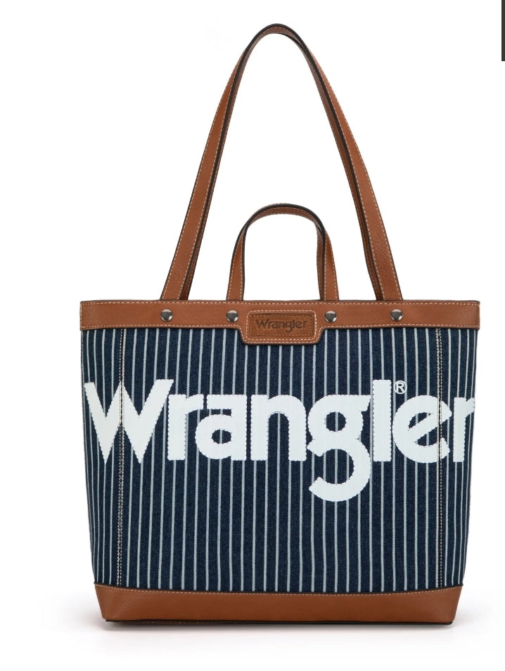 Wrangler Canvas Stripe Tote Bag