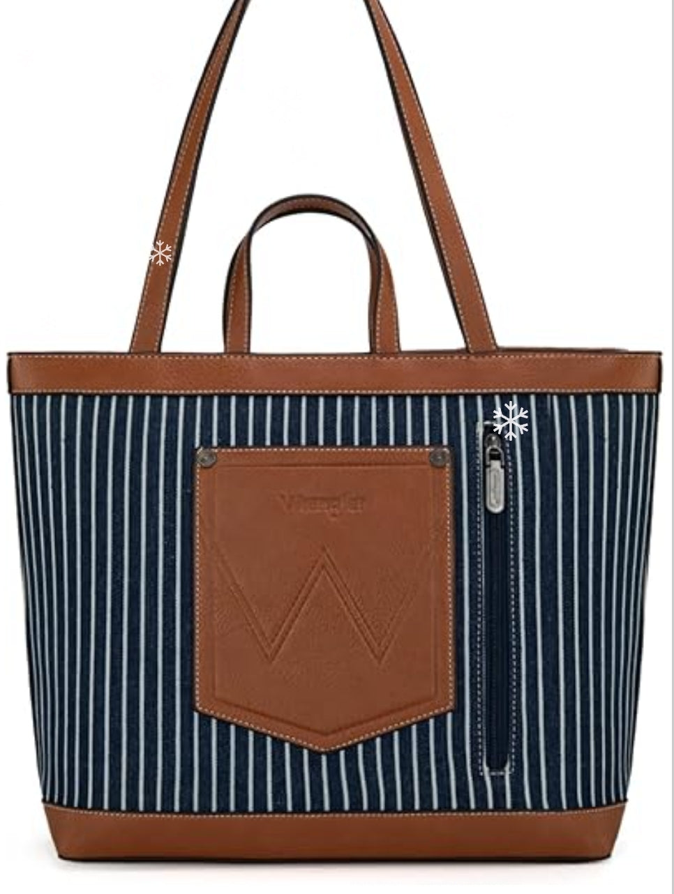 Wrangler Canvas Stripe Tote Bag