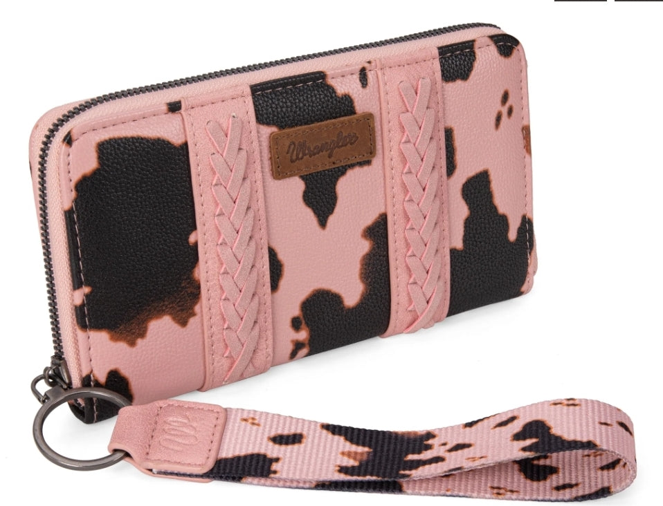 Wrangler Cow Print Wallet