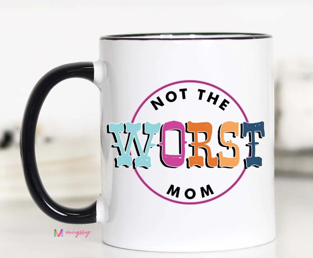 Mugsby not the worst mom coffee mug