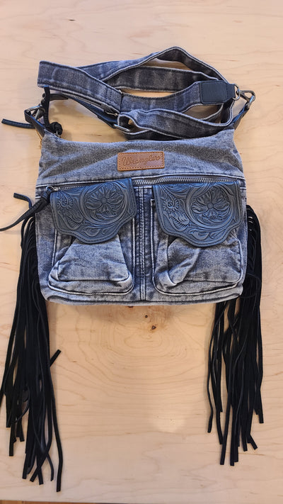 Slouchy Denim Wrangler Western Bags