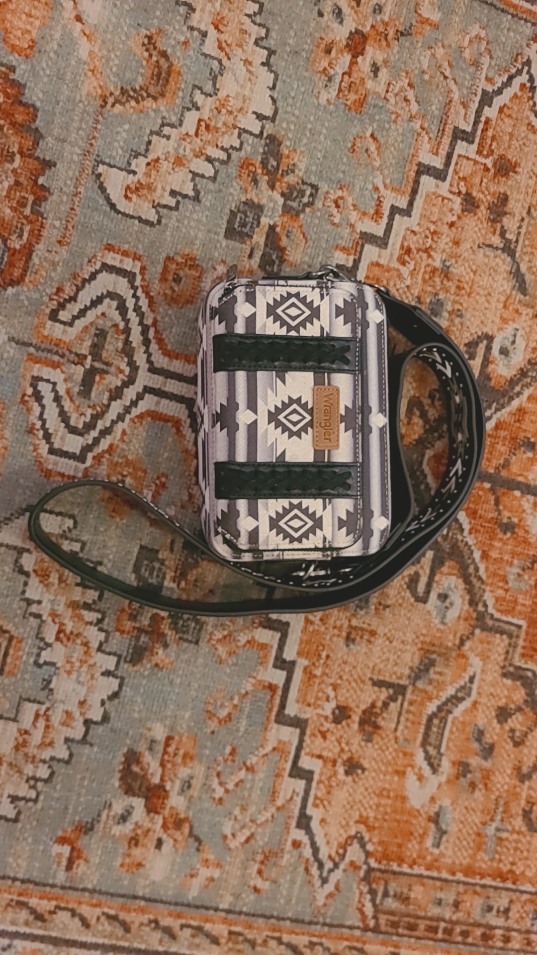 Aztec Cross Body Wallet Bag