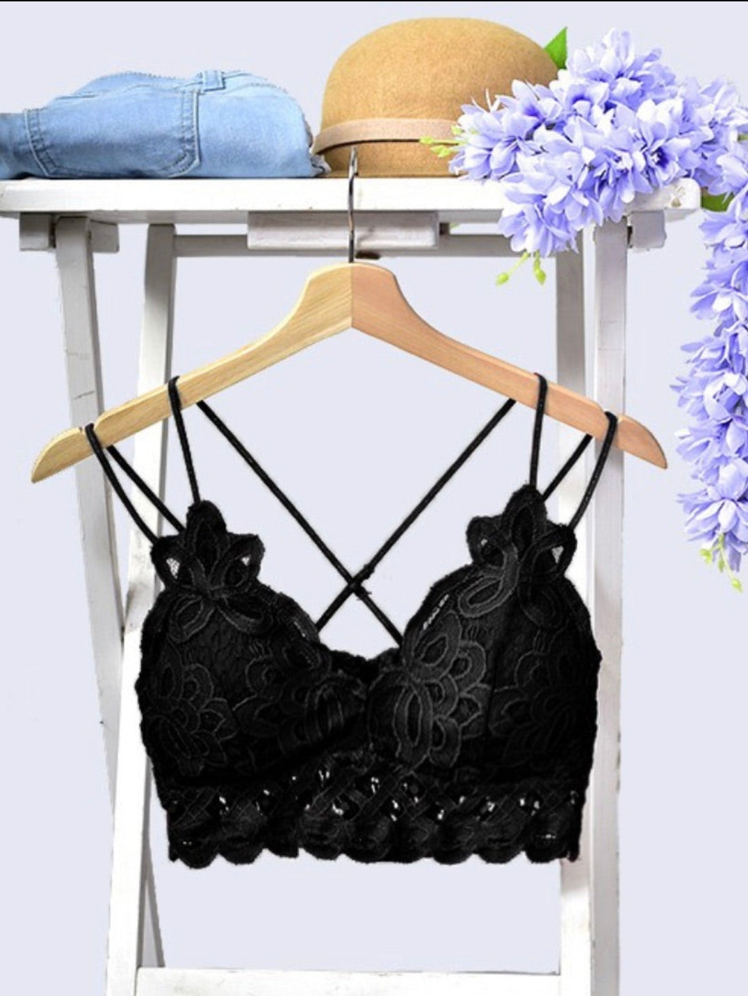 Basic Crochet Lace Bralette